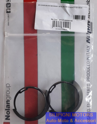 Cover black visiera casco n21 - visiera,