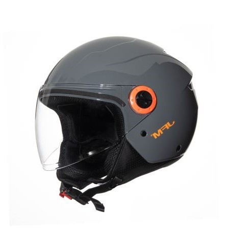 Casco jfm demi jet - jet, visiera