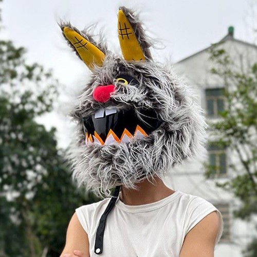 Copri casco moto peluche - moto, uomo