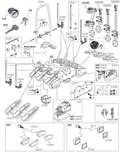 Thule velocompact 924 925 - velocompact, 926